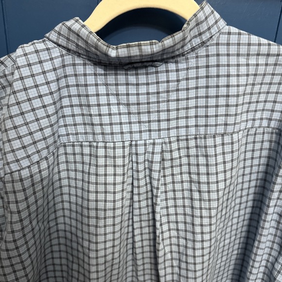 Tommy Hilfiger Golf Blue Multi Plaid Short Sleeve Button Down Shirt Size XL - Picture 16 of 16